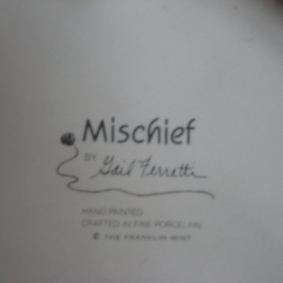 The Franklin Mint, cat figurine with certificate - Picture 5 of 5